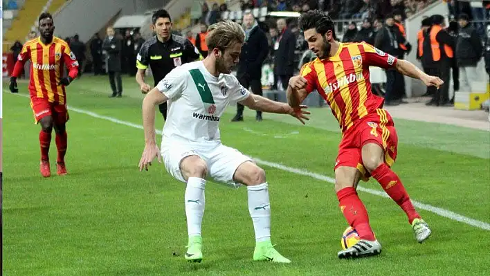 Kayserispor Bursa'yı da eli boş gönderdi