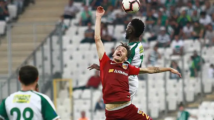 Kayserispor, Bursaspor'dan istediğini aldı