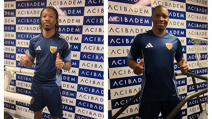 Kayserispor'da futbolcular sağlık kontrolünden geçti
