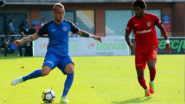 Kayserispor 90'da vurdu