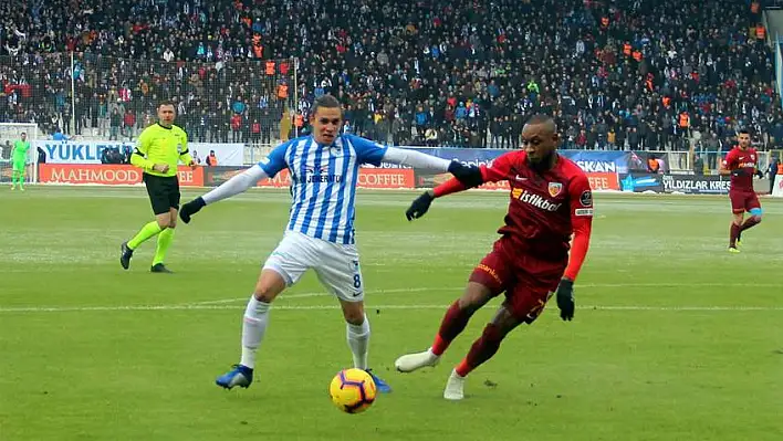 Kayserispor Erzurumdan şen döndü