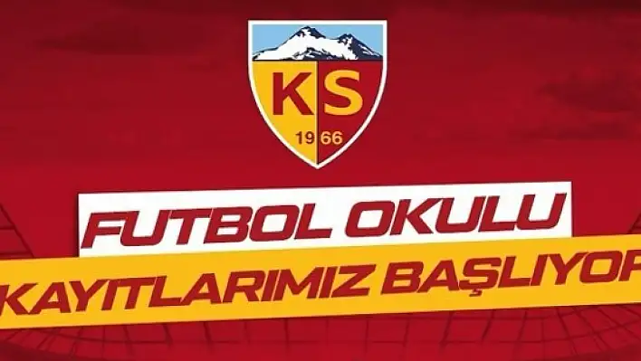Kayserispor Futbol Okulu kayıtları başlıyor!