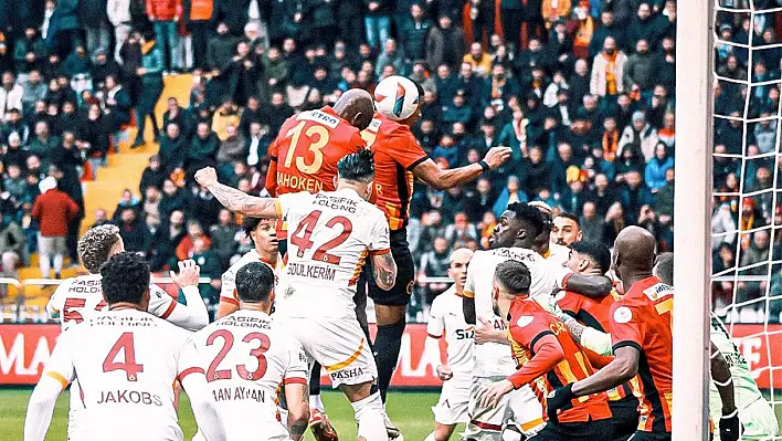 Kayserispor Galatasaray'a 3 sezon sonra mağlup oldu