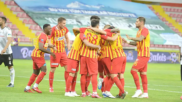 Kayserispor ilk kez 3 gol attı