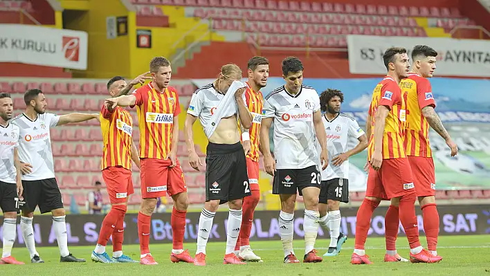 Kayserispor 7 sezon sonra Beşiktaş'ı yendi