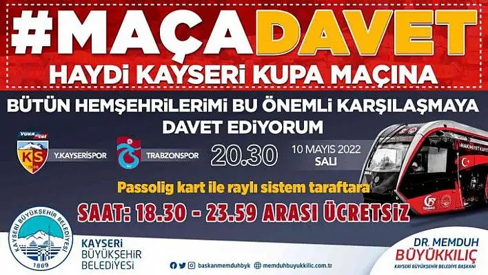 Taraftara 'ücretsiz ulaşım'