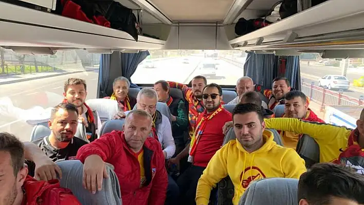 Kayserispor tarihinde bir ilk. Başkan Bedir taraftar ile Sivas'a gitti