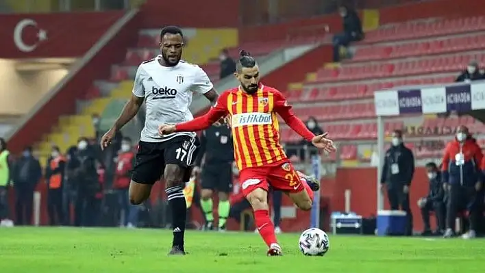 Kayserispor'un Beşiktaş deplasmanında yüzü gülmüyor!