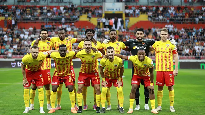 Kayserispor'un maç programı belli oldu