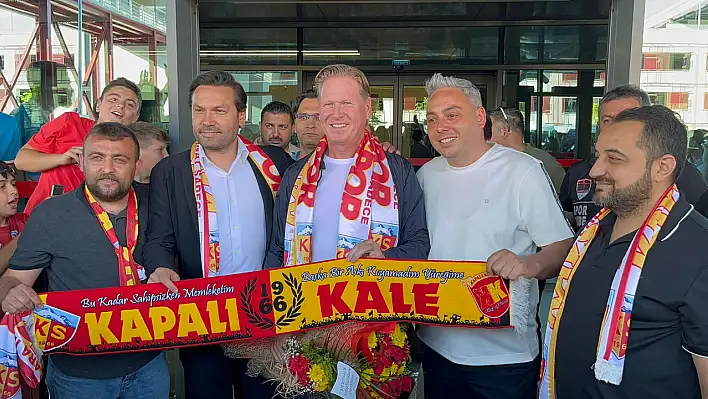 Kayserispor'un yeni hocasına coşkulu karşılama