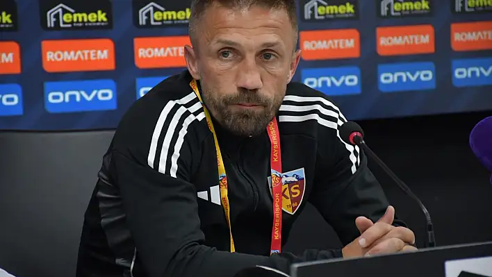 Kayserispor Yardımcı Teknik Direktörü: Sahaya enerjimizi koyduk, kalbimizle oynadık