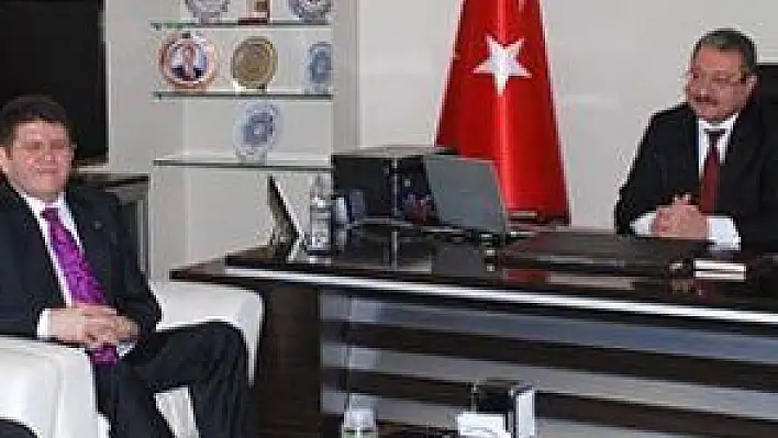KAYSO'DAN ERÜ REKTÖRÜ GÜVEN'E ZİYARET