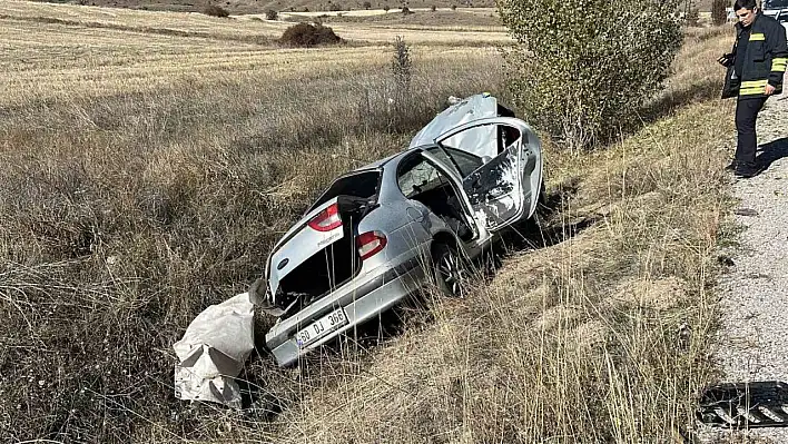 Kazada kopan LPG tankı faciayı önledi