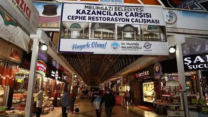 Kazancılar Çarşısı'nda restorasyon başladı!