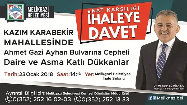 Kazım Karabekir Mahallesi'nde 301 daire kat karşılığı ihale edilecek