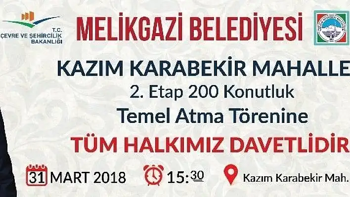 200 Dairenin temeli Cumartesi günü atılacak