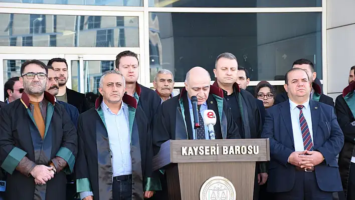 Kelepçe tepkisi! Kayseri Barosu da imza attı!