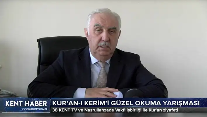 38 Kent TV ve Nasrullahzade Vakfı işbirliği ile Kur'an'ı Kerim'i güzel okuma yarışması