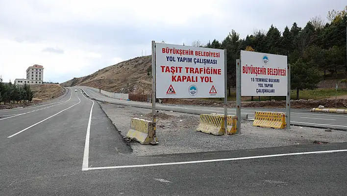 Kentin doğusu ve batısını birbirine bağlayacak o yol