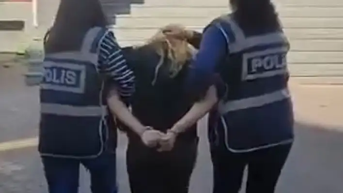 Kesinleşmiş hapis cezası bulunan kadın hırsız yakalandı