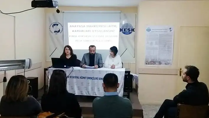 KESK Sözcüsü Karakaya: 'Bu Vatandaşı, Haklarından Mahrum Bırakma Girişimidir'