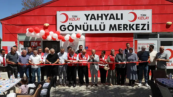Kızılay'ın yeni adresi Yahyalı oldu