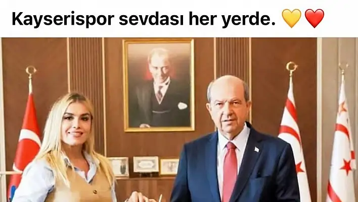 KKTC Cumhurbaşkanı Tatar'a anlamlı jest