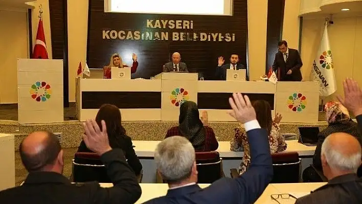 Kocasinan Belediye Meclisi gündeminde 32 madde görüşüldü