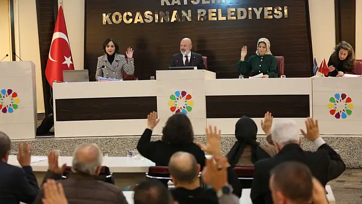 Kocasinan Belediyesi'nde seçim! Kimler göreve geldi?