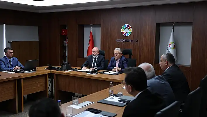 Kocasinan'da devam eden projeler masaya yatırıldı