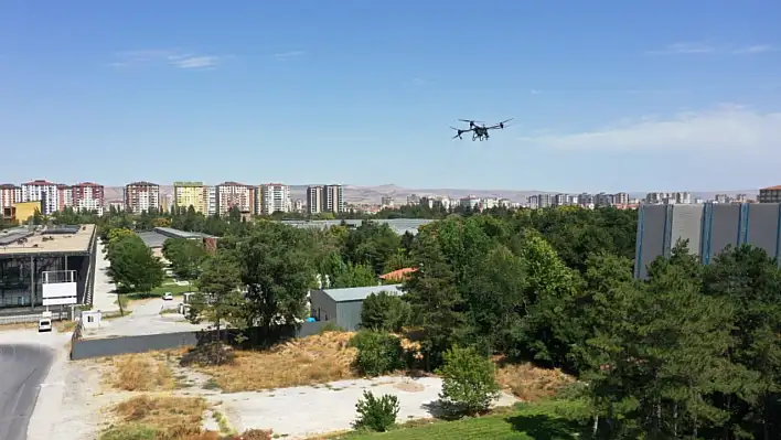 Kocasinan'da drone ile ne yapıyorlar? Gören şaşırıyor