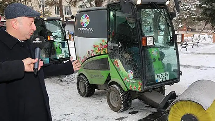 Kocasinan'da yeni nesil araçla kesintisiz hizmet