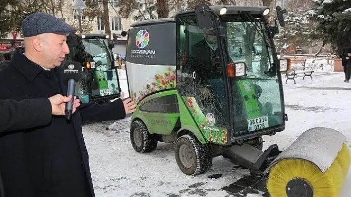 Kocasinan'da kış ayrı güzel