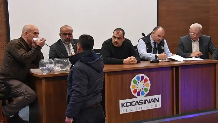 Kocasinan'da yeni pazar yeri için kura çekimi