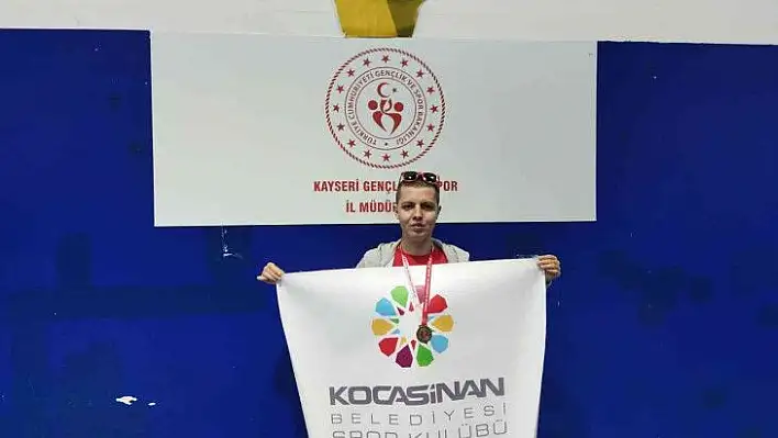 Kocasinan'ın özel sporcusuna otizm engel olmadı