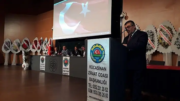 Kocasinan Ziraat Odası Başkanı Abdulkadir Güneş: 'Çiftçilerimizin hizmetkarıyız'