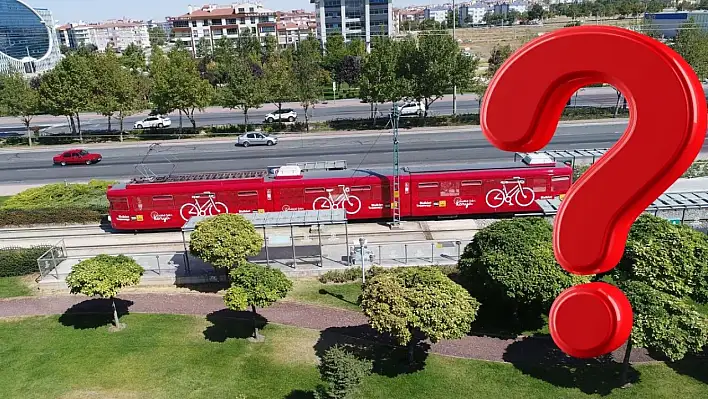 Konya'daki bu tramvaya bisikletsiz binmek yasak! Kayseri'de neden yok?