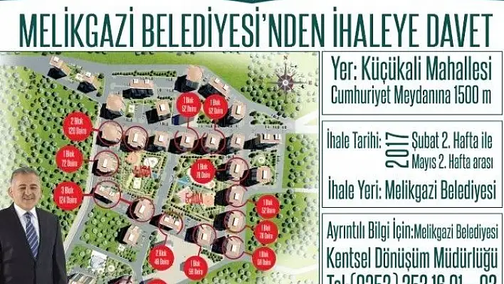 Küçükali Mahallesi kentsel dönüşüm ihalesi gerçekleştirilecek