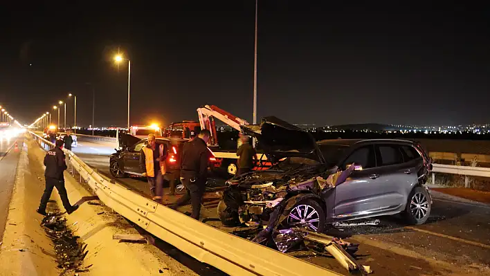 Kuzey Çevre Yolunda Feci Zincirleme Trafik Kazası