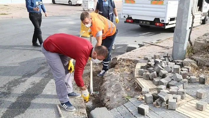 Melikgazi'de temizlik çalışması