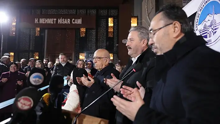 Mehmet Hisar Cami açıldı