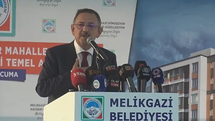 Mehmet Özhaseki:'Rant uğruna tabiatla kavga ediliyor ama tabiatla kavga olmaz'
