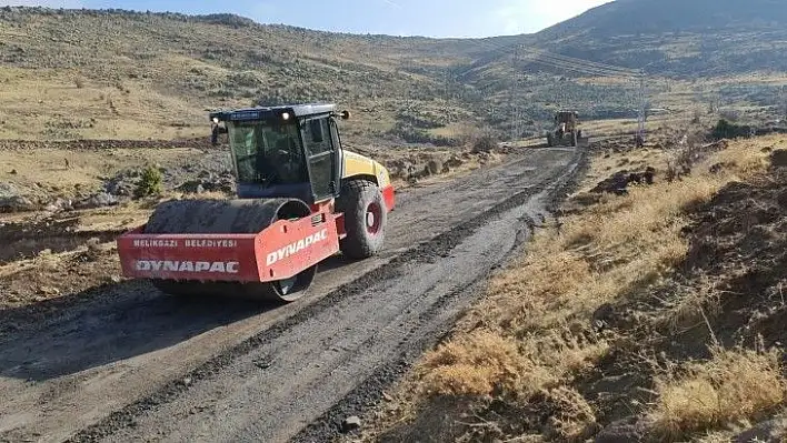 Melikgazi bağ ve safiye alanlarına yeni yollar