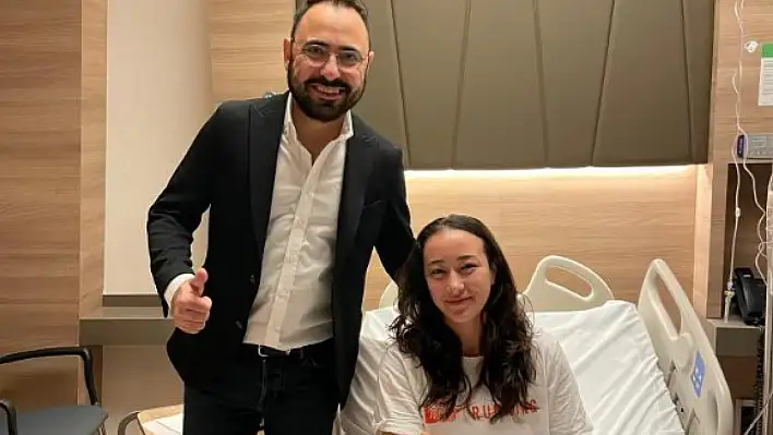 Melikgazi Basketbol'un genç yıldızı ameliyat oldu