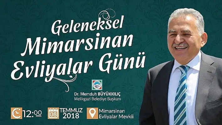 Melikgazi Belediyes Evliyalar Günü için etkinlik düzenleyecek
