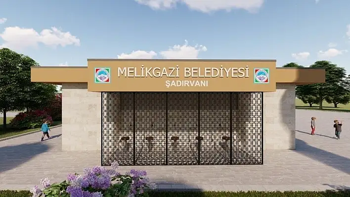 Melikgazi Belediyesi 3 ayrı mahalleye şadırvan yapacak