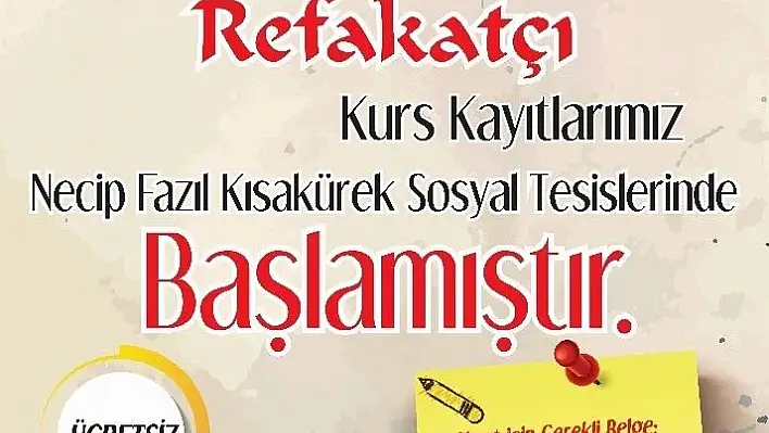 Melikgazi Belediyesi Hasta ve Yaşlı Bakım Kursu açacak