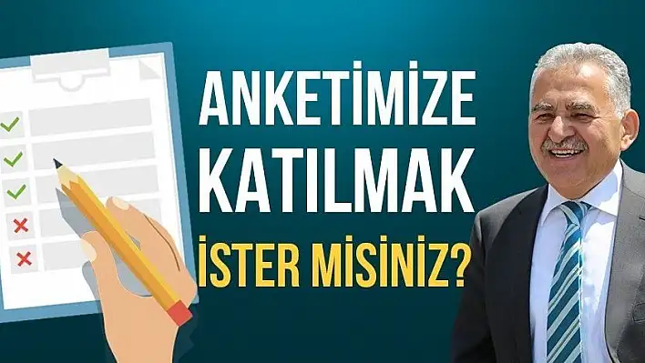 Melikgazi Belediyesi'nin 'Memnuniyet Anketi'
