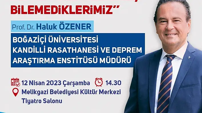 Melikgazi'de deprem çalışması!