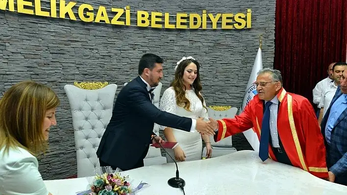 Melikgazi'de 08.08.2018'de 61 çift nikah kıydıracak
